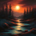 AIアートポスター モンドリアンの地下鉄地図に影響されないカナブストラクドによる … オリジナルアート作品 アートポスター アートプリント インテリア