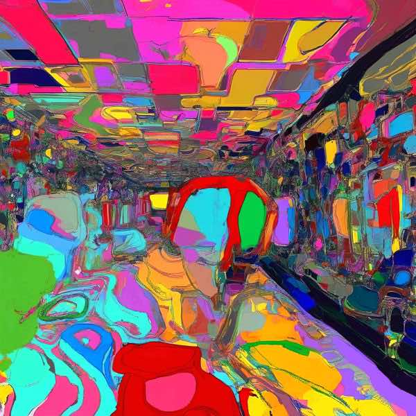 AIアートポスター カナブストラクド「Af Flint 的矢羽根なき±超現実」 Kanabstracd オリジナルアート作品 アートポスター アートプリント 壁掛けアート ウォールアート インテリア デジタルアート 現代アート