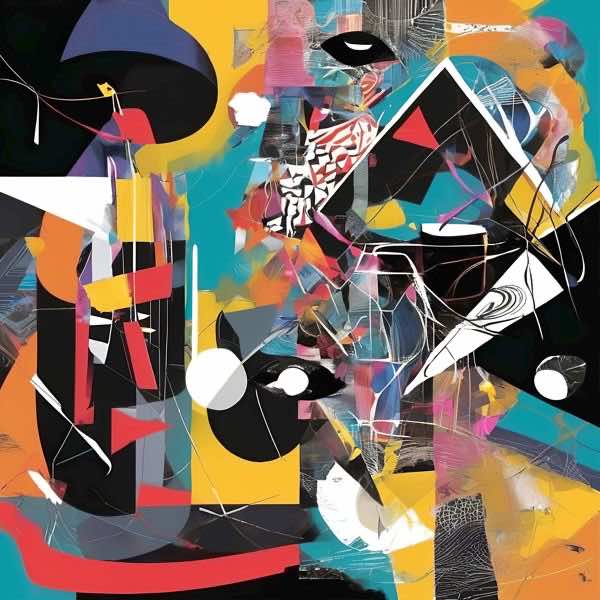 最初の商品画像がポスターの全体図です．2 番めの商品画像として中央部分の拡大図をのせています． 【GPT5/4o による解説】 (正確でない場合がありますので，ご注意ください.) この絵は，抽象表現主義とキュビスムの影響を受けた作品のように見えます． 色彩の大胆な使用と形状の重なりが，ジャクソン・ポロックやワシリー・カンディンスキーの作品を思わせます． 幾何学的な形状と線の組み合わせは，パブロ・ピカソやジョルジュ・ブラックのキュビスムの要素を取り入れているようです． 色のコントラストと動きのある構図が，視覚的なダイナミズムを生み出しています． 全体として，視覚的な混沌と調和が共存し，観る者に多様な解釈を促す作品です． 【購入方法・サイズなどについて】 サイズはつぎのうちのいずれかを上記の商品リストで選択してください．いずれも正方形です．・500 mm × 500 mm． ・400 mm × 400 mm． ・300 mm × 300 mm． ・250 mm × 250 mm (紙は 300 mm × 300 mm．余白つき)． ・200 mm × 200 mm． オンデマンドで印刷します (受注生産です) が，基本的に 1 週間以内に発送します． 300 mm と 250 mm のものは楽天，アマゾン，ニトリ，ハンズ，無印良品などで販売されている内寸 30 cm 角のフレームにちょうとおさまります． この商品にはフレームは付属せず販売もしていません． 【画像の制作方法】 制作者と AI (AI アート作成用のプログラム Stable Diffusion XL 1.0 (1024)) とからなるアートユニット カナブストラクド によるアートポスターです．そのプログラムに「Kanabstracd surrealism Laurencin」ということば (prompt) をあたえて創造させました． 負のプロンプトとして「Laurencin knots」を指定しています． AI アートでは通常 A6 サイズ相当くらい (縦横 500〜1000 ピクセルくらい) の荒い画像しかつくれないので，超解像という技術をつかって原画より解像度を 4〜8 倍に (こまかく) しています． ただし，上の商品画像の解像度は原画と同程度なのでご注意ください． これらのポスターは通常の AI アートとはちがう独自の方法を使って作っています． AI アートは AI にプロンプト (または呪文) とよばれる英語の記述をあたえて作画した画像ですが， Stable Diffusion，DALL・E 2，Midjourney などの AI プログラムによって 2022 年に爆発的に普及しました． AI アートで望む画像を作るために通常は比較的細かい指示を与えます． しかしデイシンではおもに 1〜4 語程度の短いことばや造語を Stable Diffusion XL 1.0 (1024) を使用している OpenArt，NightCafe などのウェブサイトで使用して，そのプログラムがもつ知識をいかして自由に (ジェネラティブに，創発的に) 画像をつくらせています． コントラストの調整等はしていますが，描きなおさせたり加筆したりするようなことはしていません． こうやって作られる「意図しない」画像も「AI アート」とは呼ばれるものの，かならずしもアートとはいえないと考えています． しかし，思いもよらない画像や特定の画家風の部分がありながらその作品とはちがうスタイルの画像，模様やステンドグラスに埋め込まれた猫など，様々な興味ぶかい画像がつくれます． 【キーワード】 AIアート, AI画家, 画像生成AI, 人工知能アート, コンピュータアート, コンピュータ・アート, デジタルアート, メディアアート, Stable Diffusion, ジェネラティブアート, ジェネレーティブアート, 創発的, 生成的, アート・ジェネレータ, インテリア, ウォールアート, アートポスター, アートプリント, オリジナルポスター 【著作権に関する注記】 この画像は ISAP 手法にもとづいて AI が生成したものです．特定の現存作家または既存作品の模倣・再現を意図するものではありませんが，お気づきの点がありましたら info@dasyn.com にご連絡ください．AI を使って造った気軽に楽しめるアートポスター AI とともに描いた様々な絵でお部屋をかざってみませんか? AI アートでさまざまな絵画を創造しました．人だけでは描くのが難しいオリジナル作品をお求めやすい価格で提供します．壁にならべて貼ったり，気分にあわせて貼りかえてみることもできます．