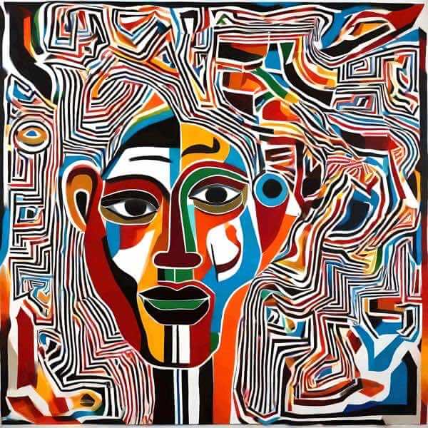 AIアートポスター カナ「非モネ的canadaやedoやアニメなき…」 Yasusi Kanada オリジナルアート作品 アートポスター アートプリント 壁掛けアート ウォールアート インテリア デジタルアート 現代アート