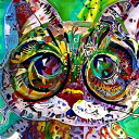 AIアートポスター 否認されたマンディ・ブーダン風 「否認された猫」 オリジナルアート作品 アートポスター アートプリント インテリア