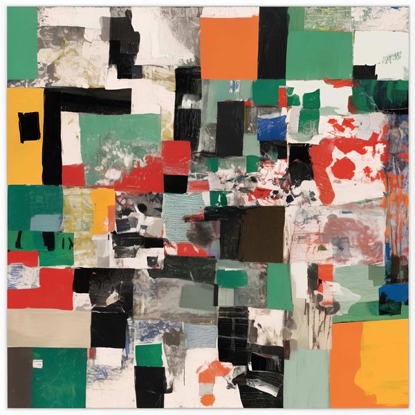 AIアートポスター カナブストラクド「ゲニー的…」 Kanabstracd オリジナルアート作品 アートポスター ..