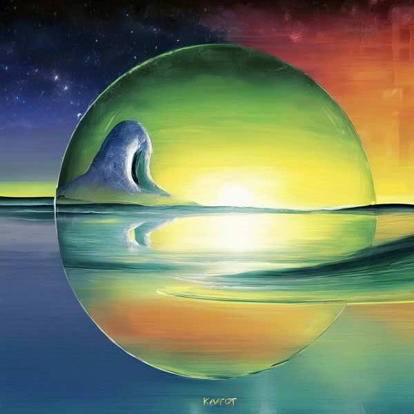 AIアートポスター カナブストラクド「クリント的矢羽根なき±超現実」 Kanabstracd オリジナルアート作品 アートポスター アートプリン..