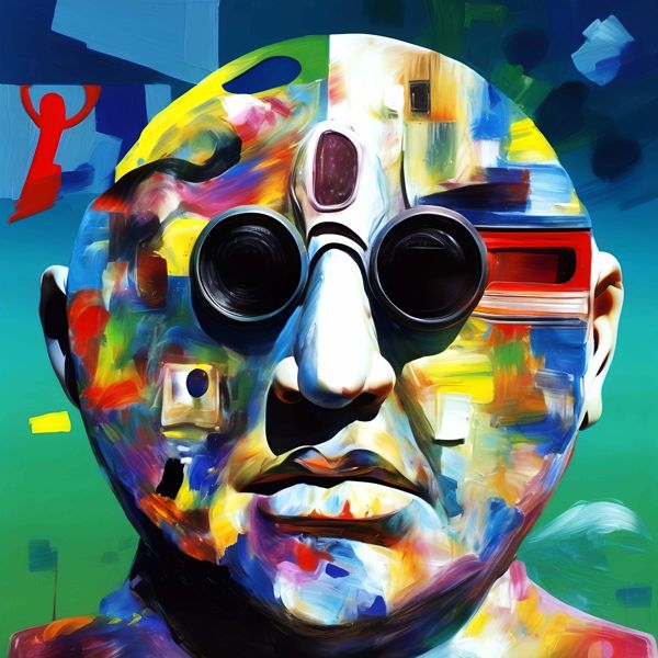 AIアートポスター カナブストラクド「有刺なき不条理リアリズム」 Kanabstracd オリジナルアート作品 アートポスター アートプリント 壁掛けアート ウォールアート インテリア デジタルアート 現代アート