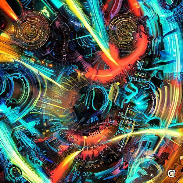 乐天商城 - AIアートポスター “改抽象主義”に学んだ … オリジナルアート作品 アートポスター アートプリント 壁掛けアート ウォールアート インテリア デジタルアート 現代アート