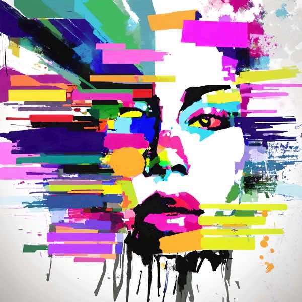 AIアートポスター カナブストラクド「Afklimt 的結び目なき±超現実」 Kanabstracd オリジナルアート作..