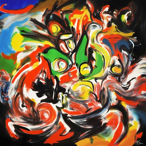 AIアートポスター カナブストラクド「アルチンボルド的網なき不条理リアリズム」 Kanabstracd オリジナルアート作品 アートポスター アートプリント 壁掛けアート ウォールアート インテリア デジタルアート 現代アート