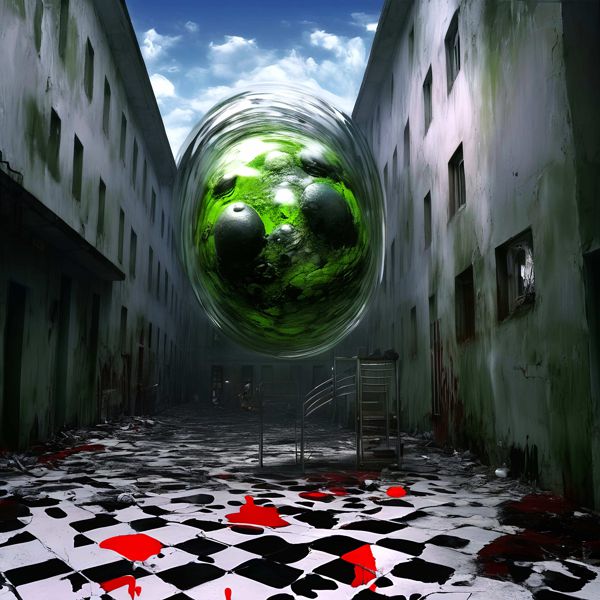 AIアートポスター カナブストラクド「クリムト的弓なき不条理リアリズム」 Kanabstracd オリジナルアー..