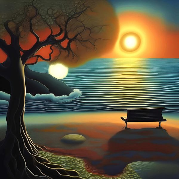 カナブストラクuド風ですが絵画ではありません．AI が理解した「カナブストラクuド風」の表現になっています．最初の商品画像がポスターの全体図です．2 番めの商品画像として中央部分の拡大図をのせています． 【購入方法・サイズなどについて】 サイズはつぎのうちのいずれかを上記の商品リストで選択してください．いずれも正方形です．・500 mm × 500 mm． ・400 mm × 400 mm． ・300 mm × 300 mm． ・250 mm × 250 mm (紙は 300 mm × 300 mm．余白つき)． ・200 mm × 200 mm． オンデマンドで印刷します (受注生産です) が，基本的に 1 週間以内に発送します． 300 mm と 250 mm のものは楽天，アマゾン，ニトリ，ハンズ，無印良品などで販売されている内寸 30 cm 角のフレームにちょうとおさまります． この商品にはフレームは付属せず販売もしていません． 【画像の制作方法】 制作者と AI (AI アート作成用のプログラム Stable Diffusion XL 1.0 (1024)) とからなるアートユニット カナブストラクuド によるアートポスターです．そのプログラムに「Kanabstracud surrealism Seurat」ということば (prompt) をあたえて創造させました． 負のプロンプトとして「Seurat arrows」を指定しています． AI アートでは通常 A6 サイズ相当くらい (縦横 500〜1000 ピクセルくらい) の荒い画像しかつくれないので，超解像という技術をつかって原画より解像度を 4〜8 倍に (こまかく) しています． ただし，上の商品画像の解像度は原画以下なのでご注意ください． これらのポスターは通常の AI アートとはちがう独自の方法を使って作っています． AI アートは AI にプロンプト (または呪文) とよばれる英語の記述をあたえて作画した画像ですが， Stable Diffusion，DALL・E 2，Midjourney などの AI プログラムによって 2022 年に爆発的に普及しました． AI アートで望む画像を作るために通常は比較的細かい指示を与えます． しかしデイシンではおもに 1〜4 語程度の短いことばや造語を Stable Diffusion XL 1.0 (1024) を使用している OpenArt，NightCafe などのウェブサイトで使用して，そのプログラムがもつ知識をいかして自由に (ジェネラティブに，創発的に) 画像をつくらせています． コントラストの調整等はしていますが，描きなおさせたり加筆したりするようなことはしていません． こうやって作られる「意図しない」画像も「AI アート」とは呼ばれるものの，かならずしもアートとはいえないと考えています． しかし，思いもよらない画像や特定の画家風の部分がありながらその作品とはちがうスタイルの画像，模様やステンドグラスに埋め込まれた猫など，様々な興味ぶかい画像がつくれます． 【キーワード】 AIアート, AI画家, 画像生成AI, 人工知能アート, コンピュータアート, コンピュータ・アート, デジタルアート, メディアアート, Stable Diffusion, ジェネラティブアート, ジェネレーティブアート, 創発的, 生成的, アート・ジェネレータ, インテリア, ウォールアート, アートポスター, アートプリント, オリジナルポスター 【著作権に関する注記】 この画像は ISAP 手法にもとづいて AI が生成したものです．特定の現存作家または既存作品の模倣・再現を意図するものではありませんが，お気づきの点がありましたら info@dasyn.com にご連絡ください．AI を使って造った気軽に楽しめるアートポスター AI とともに描いた様々な絵でお部屋をかざってみませんか? AI アートでさまざまな絵画を創造しました．人だけでは描くのが難しいオリジナル作品をお求めやすい価格で提供します．壁にならべて貼ったり，気分にあわせて貼りかえてみることもできます．