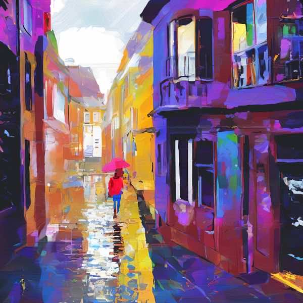 AIアートポスター カナブストラクド「リヒター・フェルメール的結び目なき…」 Kanabstracd オリジナルアート作品 アートポスター アー..