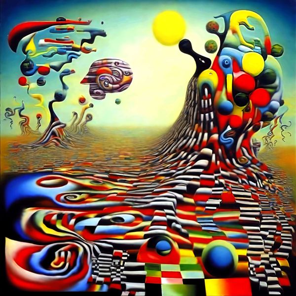 AIアートポスター カナブストラクド「超リアリ」 Kanabstracd オリジナルアート作品 アートポスター アートプリント 壁掛けアート ウォールアート インテリア デジタルアート 現代アート