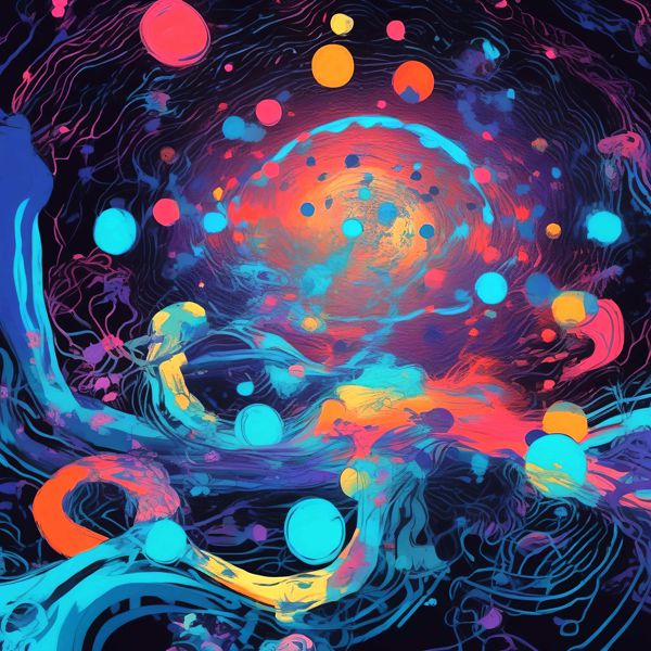 Rakuten - AIアートポスター カナブストラクド「ポロック的矢羽根なき超現実」 Kanabstracd オリジナルアート作品 アートポスター アートプリント 壁掛けアート ウォールアート インテリア デジタルアート 現代アート