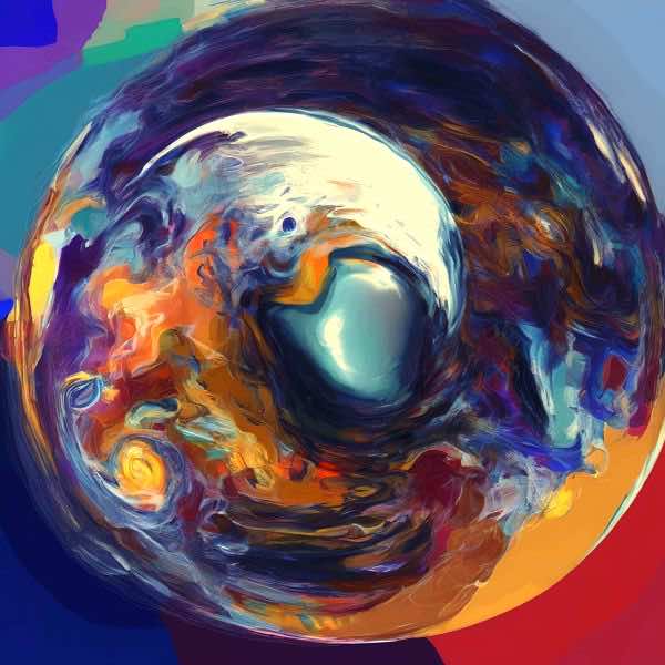 AIアートポスター カナブストラクド「Kob 的矢羽根なき±超現実」 Kanabstracd オリジナルアート作品 ア..