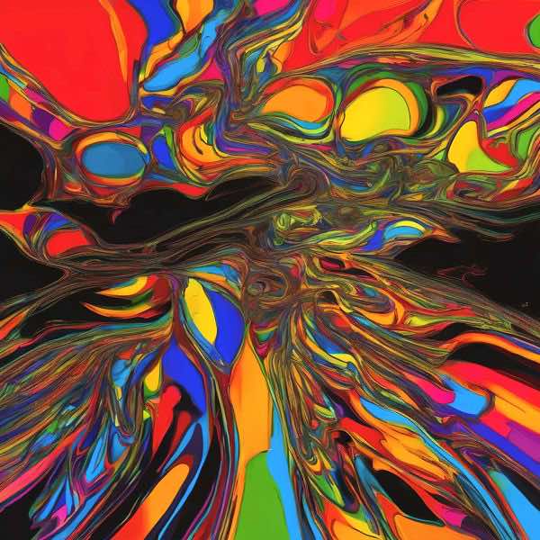 AIアートポスター カナブストラクド「Clint 的網なき±超現実」 Kanabstracd オリジナルアート作品 アー..