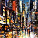 AIアートポスター 円_六角形に影響されないカナブストラクドによる … オリジナルアート作品 アートポスター アートプリント インテリア