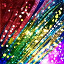 AIアートポスター カナブストラクドによる「スパークル」 オリジナルアート作品 アートポスター アートプリント インテリア(3)