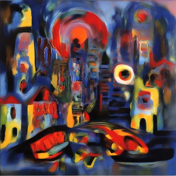 Rakuten - AIアートポスター カナブストラクド「フンデルトヴァッサー的無地なき…」 Kanabstracd オリジナルアート作品 アートポスター アートプリント 壁掛けアート ウォールアート インテリア デジタルアート 現代アート