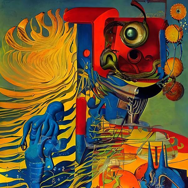 Posters （Art） - AIアートポスター エルンストに学んだ … オリジナルアート作品 アートポスター アートプリント 壁掛けアート ウォールアート インテリア デジタルアート 現代アート