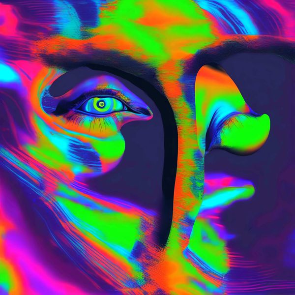 AIアートポスター カナブストラクド「ポロック的busynessなき超現実」 Kanabstracd オリジナルアート作品 アートポスター アートプリン..