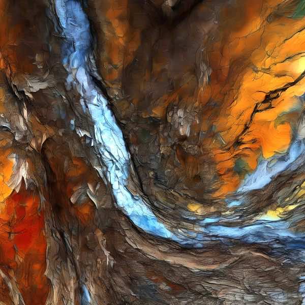 AIアートポスター カナブストラクド「Af Glint 的市松模様なき±超現実」 Kanabstracd オリジナルアート..