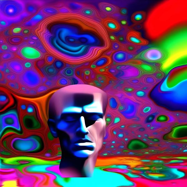 AIアートポスター カナブストラクド「Clint West 的矢なき超現実」 Kanabstracd オリジナルアート作品 アートポスター アートプリント 壁掛けアート ウォールアート インテリア デジタルアート 現代アート