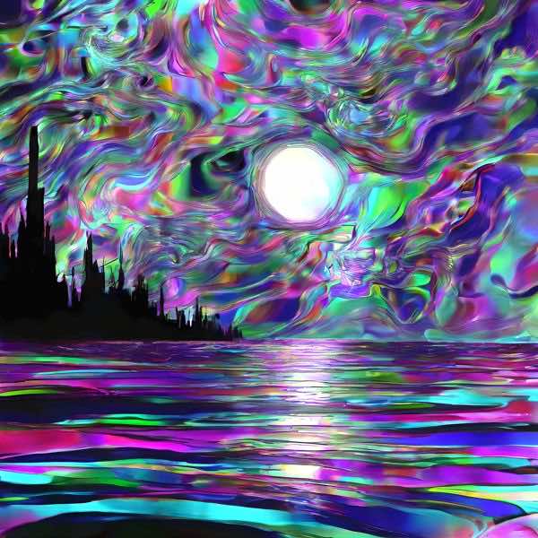 最初の商品画像がポスターの全体図です．2 番めの商品画像として中央部分の拡大図をのせています． 【GPT5/4o による解説】 (正確でない場合がありますので，ご注意ください.) この絵は，印象派やポスト印象派の影響を受けた作品のように見え...