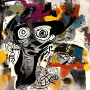 AIアートポスター モンドリに影響されないカナブストラクドによる … オリジナルアート作品 アートポスター アートプリント インテリア
