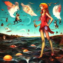 AIアートポスター シュールリアリズムに影響され粗い網に影響されないカナブストラクドと否認されたボッティチェリとによる… オリジナルアート作品 アートポスター ...