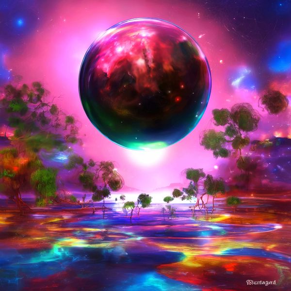 AIアートポスター カナブストラクド「矢羽根なき±超現実と±ファンタジー」 Kanabstracd オリジナルアー..