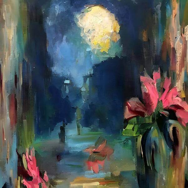 AIアートポスター 「Yuyu」 オリジナルアート作品 アートポスター アートプリント 壁掛けアート ウォー..