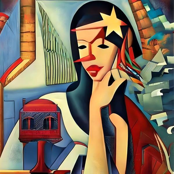 AIアートポスター クラソフに学んだ … オリジナルアート作品 アートポスター アー...