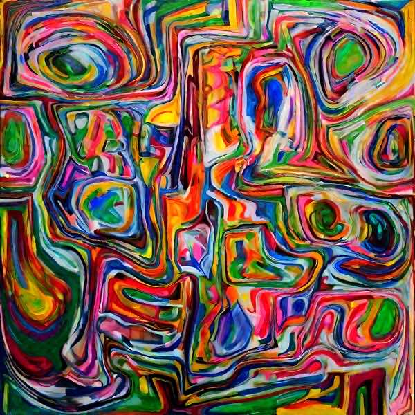 絵画風 AIアート ポスター デイシンのカナによる 「相対性の否認」