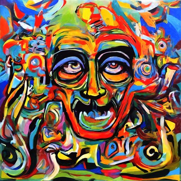 AIアートポスター カナブストラクド「テクスチャなき…」 Kanabstracd オリジナルアート作品 アートポス..