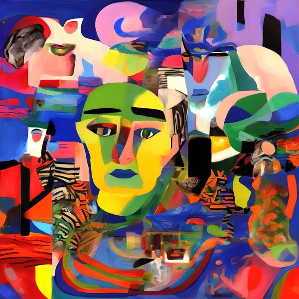 AIアートポスター カナブストラクド「Surrealisや有刺なきモダンと超現実」 Kanabstracd オリジナルア..