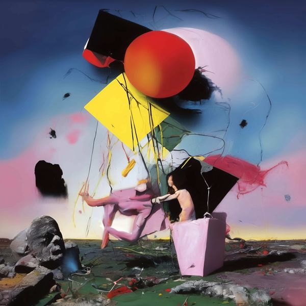 AIアートポスター カナブストラクド「ベーコン的木目なき不条理リアリズム」 Kanabstracd オリジナルア..