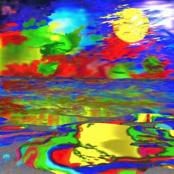 AIアートポスター カナブストラクド「Af Clint 的矢なき超現実」 Kanabstracd オリジナルアート作品 ア..