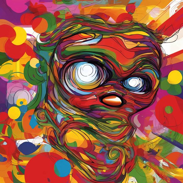 AIアートポスター カナブストラクド「リヒター的弓なき不条理リアリズム」 Kanabstracd オリジナルアー..