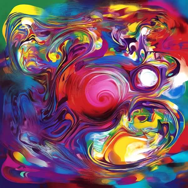 AIアートポスター カナブストラクド「ルーベンス的弓なき±超現実」 Kanabstracd オリジナルアート作品 ..