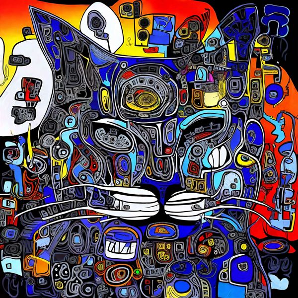 AIアートポスター カナブストラクド「対角線ストライプなき…」 Kanabstracd オリジナルアート作品 アー..