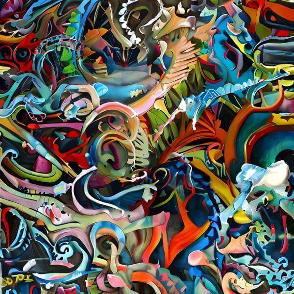 AIアートポスター 「Infinite2」 オリジナルアート作品 アートポスター アートプリント 壁掛けアート ..