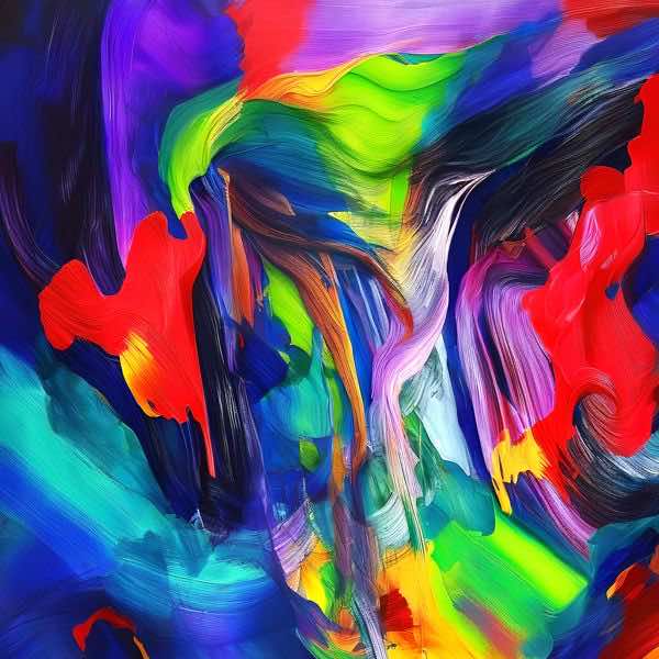 AIアートポスター カナブストラクド「市松模様なき±超現実と±悲しみ」 Kanabstracd オリジナルアート作..