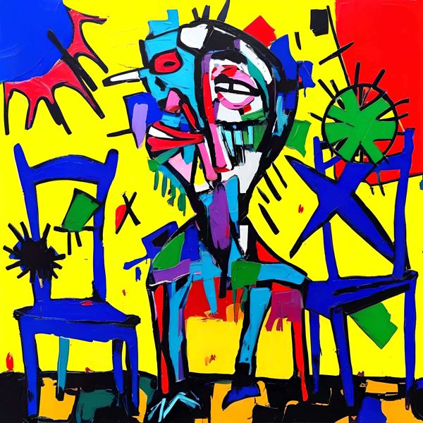 AIアートポスター カナブストラクド「ウェーブレットなき超現レッショニズム」 Kanabstracd オリジナルアート作品 アートポスター アートプリント 壁掛けアート ウォールアート インテリア デジタルアート 現代アート