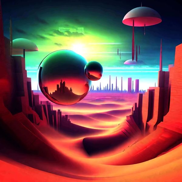 AIアートポスター カナブストラクド「ポロック的超現実」 Kanabstracd オリジナルアート作品 アートポ..