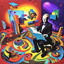 AIアートポスター 粗い網に影響されないカナブストラクドとダリとによる 「3D」 オリジナルアート作品 アートポスター アートプリント インテリア