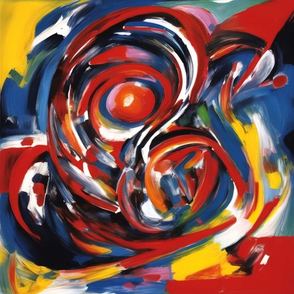 AIアートポスター カナブストラクド「ピカビア的網なき…」 Kanabstracd オリジナルアート作品 アートポスター アートプリント 壁掛けアート ウォールアート インテリア デジタルアート 現代アート