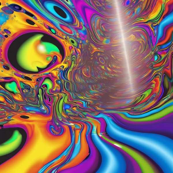 AIアートポスター カナブストラクド「有刺なき超現実と±浸透」 Kanabstracd オリジナルアート作品 アートポスター アートプリント 壁掛けアート ウォールアート インテリア デジタルアート 現代アート