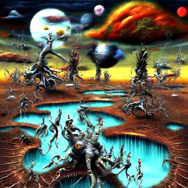 AIアートポスター カナブストラクド「cubisoなき超現実」 Kanabstracd オリジナルアート作品 アートポスター アートプリント 壁掛けア..