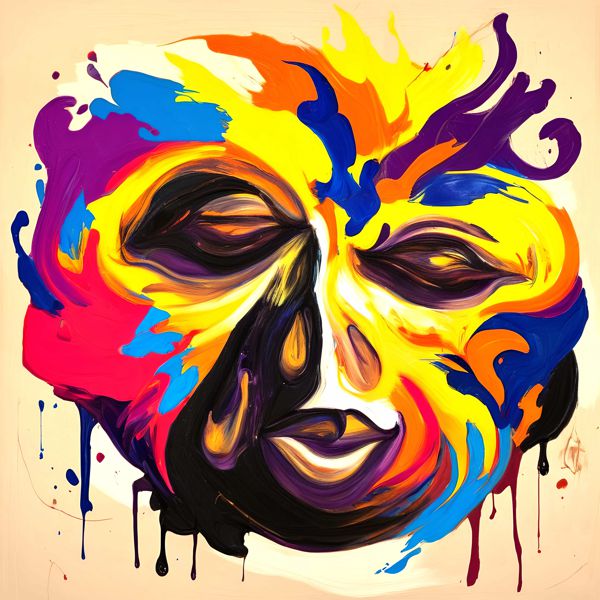 AIアートポスター カナブストラクド「網なき±現代」 Kanabstracd オリジナルアート作品 アートポスター..