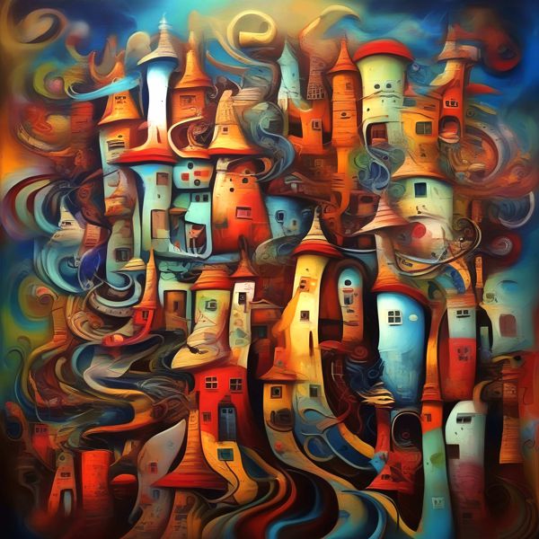 カナブストラクuド風ですが絵画ではありません．AI が理解した「カナブストラクuド風」の表現になっています．最初の商品画像がポスターの全体図です．2 番めの商品画像として中央部分の拡大図をのせています． 【購入方法・サイズなどについて】 サイズはつぎのうちのいずれかを上記の商品リストで選択してください．いずれも正方形です．・500 mm × 500 mm． ・400 mm × 400 mm． ・300 mm × 300 mm． ・250 mm × 250 mm (紙は 300 mm × 300 mm．余白つき)． ・200 mm × 200 mm． オンデマンドで印刷します (受注生産です) が，基本的に 1 週間以内に発送します． 300 mm と 250 mm のものは楽天，アマゾン，ニトリ，ハンズ，無印良品などで販売されている内寸 30 cm 角のフレームにちょうとおさまります． この商品にはフレームは付属せず販売もしていません． 【画像の制作方法】 制作者と AI (AI アート作成用のプログラム Stable Diffusion XL 1.0 (1024)) とからなるアートユニット カナブストラクuド によるアートポスターです．そのプログラムに「Kanabstracud surreal Hundertwasser」ということば (prompt) をあたえて創造させました． 負のプロンプトとして「Hundertwasser」を指定しています． AI アートでは通常 A6 サイズ相当くらい (縦横 500〜1000 ピクセルくらい) の荒い画像しかつくれないので，超解像という技術をつかって原画より解像度を 4〜8 倍に (こまかく) しています． ただし，上の商品画像の解像度は原画以下なのでご注意ください． これらのポスターは通常の AI アートとはちがう独自の方法を使って作っています． AI アートは AI にプロンプト (または呪文) とよばれる英語の記述をあたえて作画した画像ですが， Stable Diffusion，DALL・E 2，Midjourney などの AI プログラムによって 2022 年に爆発的に普及しました． AI アートで望む画像を作るために通常は比較的細かい指示を与えます． しかしデイシンではおもに 1〜4 語程度の短いことばや造語を Stable Diffusion XL 1.0 (1024) を使用している OpenArt，NightCafe などのウェブサイトで使用して，そのプログラムがもつ知識をいかして自由に (ジェネラティブに，創発的に) 画像をつくらせています． コントラストの調整等はしていますが，描きなおさせたり加筆したりするようなことはしていません． こうやって作られる「意図しない」画像も「AI アート」とは呼ばれるものの，かならずしもアートとはいえないと考えています． しかし，思いもよらない画像や特定の画家風の部分がありながらその作品とはちがうスタイルの画像，模様やステンドグラスに埋め込まれた猫など，様々な興味ぶかい画像がつくれます． 【キーワード】 AIアート, AI画家, 画像生成AI, 人工知能アート, コンピュータアート, コンピュータ・アート, デジタルアート, メディアアート, Stable Diffusion, ジェネラティブアート, ジェネレーティブアート, 創発的, 生成的, アート・ジェネレータ, インテリア, ウォールアート, アートポスター, アートプリント, オリジナルポスター 【著作権に関する注記】 この画像は ISAP 手法にもとづいて AI が生成したものです．特定の現存作家または既存作品の模倣・再現を意図するものではありませんが，お気づきの点がありましたら info@dasyn.com にご連絡ください．AI を使って造った気軽に楽しめるアートポスター AI とともに描いた様々な絵でお部屋をかざってみませんか? AI アートでさまざまな絵画を創造しました．人だけでは描くのが難しいオリジナル作品をお求めやすい価格で提供します．壁にならべて貼ったり，気分にあわせて貼りかえてみることもできます．