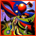 AIアートポスター カナブストラクドによる 「現代的シュールリアリズム」 オリジナルアート作品 アートポスター アートプリント インテリア